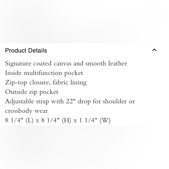 NWT! COACH CROSSBODY - Picture 7 of 7